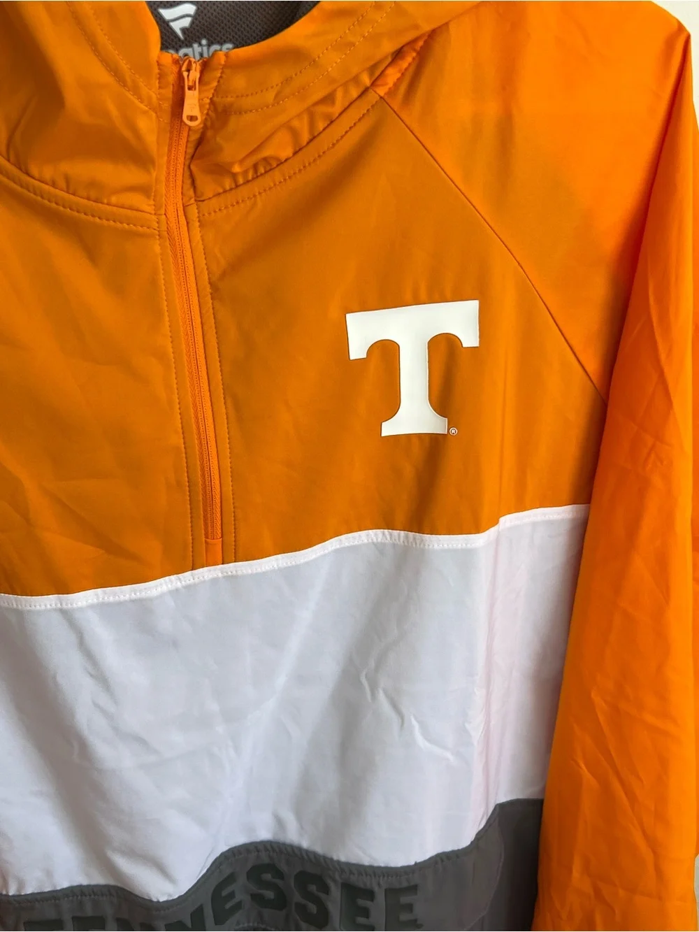 Fanatics Orange/White/Gray Tennessee Pullover Jacket